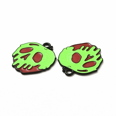 Rack Plating Alloy Enamel Pendants LS-X-FIND-G054-20EB-02-1