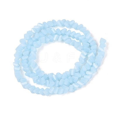 Opaque Glass Beads Strands GLAA-N019-3mm-16-1