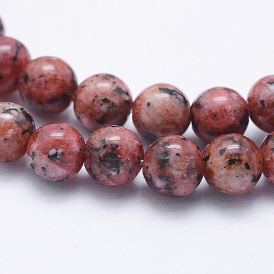 Natural Dyed Sesame Jasper Beads Strands G-E443-A19-1