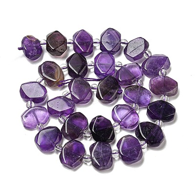 Natural Amethyst Beads Strands G-G072-A04-02-1