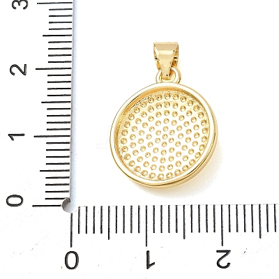 Brass Pendants KK-CBA0009-03G-1