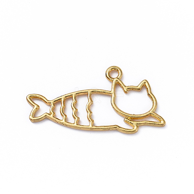 Zinc Alloy Pendants X-PALLOY-D580-07G-1