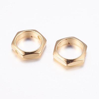 Brass Bead Frames KK-F714-10G-1