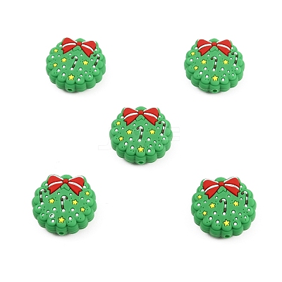 Food Grade Eco-Friendly Silicone Focal Beads SIL-WH0012-015B-1