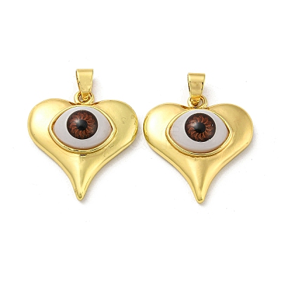 Golden Brass Pendants KK-L209-003G-01-1
