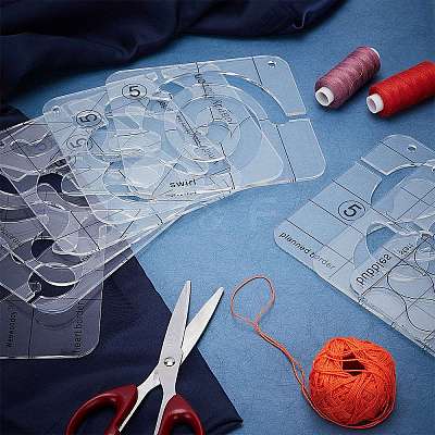 Transparent Acrylic Sewing Template DIY-GF0002-89-1