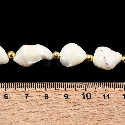 Natural Trochid Shell/Trochus Shell Beads Strands BSHE-A002-07-1