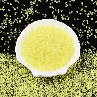 8/0 Inside Colours Transparent Glass Seed Beads X1-SEED-T007-06C-1