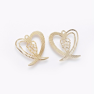 Iron Filigree Pendants LS-X-IFIN-F158-09G-1