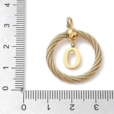 304 Stainless Steel Pendants STAS-D154-01O-G-1