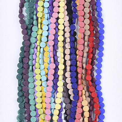 Spray Painted Non-magnetic Synthetic Hematite Beads Strands G-T124-33A-1