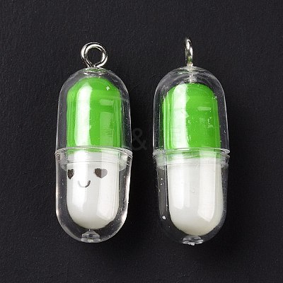 Translucent Plastic Pendants LS-X-KY-L006-29D-1