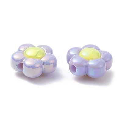 UV Plating Acrylic Beads X-PACR-R249-07-1