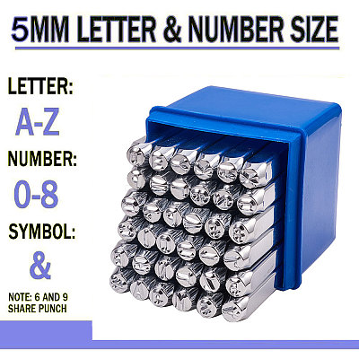 Iron Seal Stamps AJEW-G018-02-1