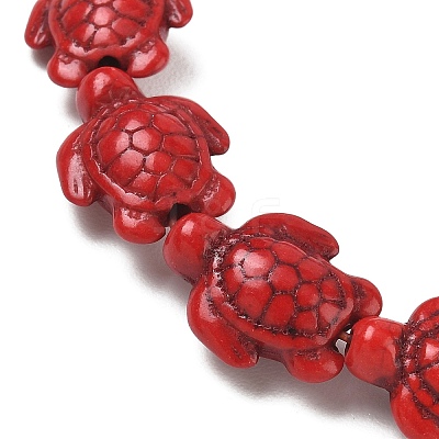 Dyed Synthetic Turquoise Beads Strands G-M152-02-B-1