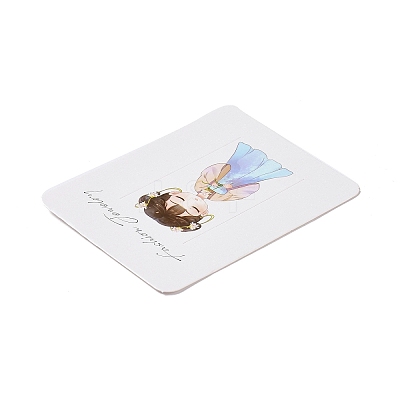Rectangle Paper Hair Clip Display Cards CDIS-C004-03C-1