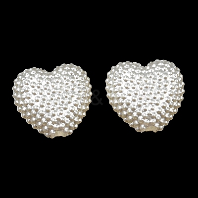 ABS Imitation Pearl Beads X-OACR-K001-35-1