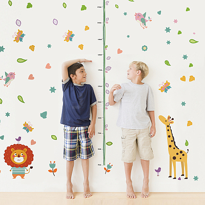 PVC Height Growth Chart Wall Sticker DIY-WH0232-002-1