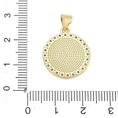 Religion Cross Brass Micro Pave Clear Cubic Zirconia Pendants CU-CBA83A6-03B-G-1