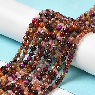 Natural Agate Beads Strands G-H302-A01-06-1