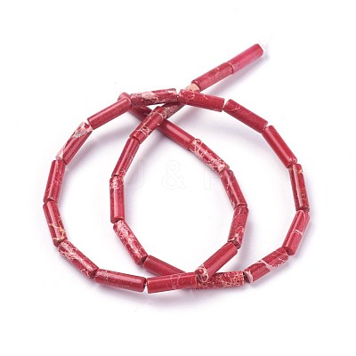 Natural Imperial Jasper Beads Strands G-E508-04A-1