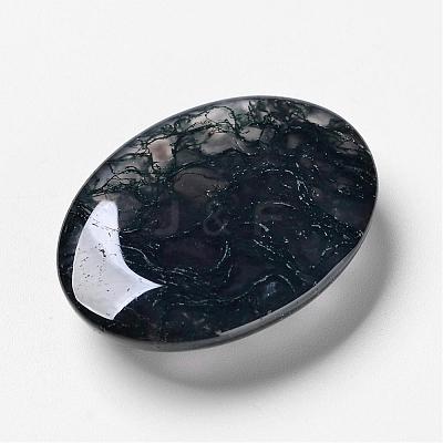 Natural Moss Agate Cabochons G-F296-09-30x40mm-1