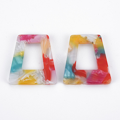 Cellulose Acetate(Resin) Pendants KY-N015-020-01-1