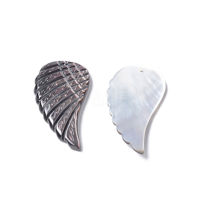 Natural Shell Pendants SSHEL-L016-007-1