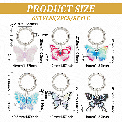 Printed Acrylic Shoe Charms PALLOY-AB00080-1