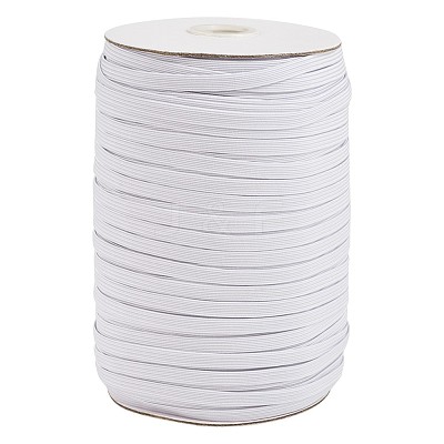 1/4 inch Flat Braided Elastic Rope Cord EC-R030-5mm-01-1