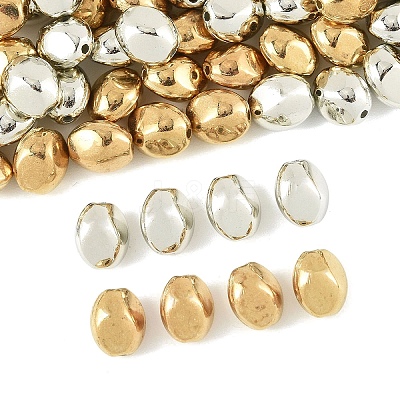 200Pcs 2 Colors CCB Plastic Beads CCB-YW0001-71-1