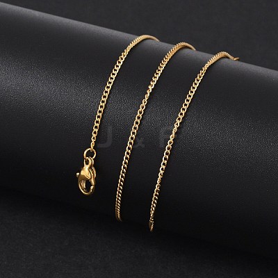 Ion Plating(IP) 304 Stainless Steel Necklaces NJEW-E080-11G-1