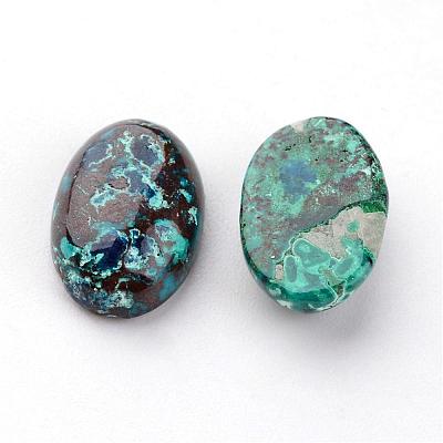 Natural Chrysocolla Cabochons G-D804-01-1