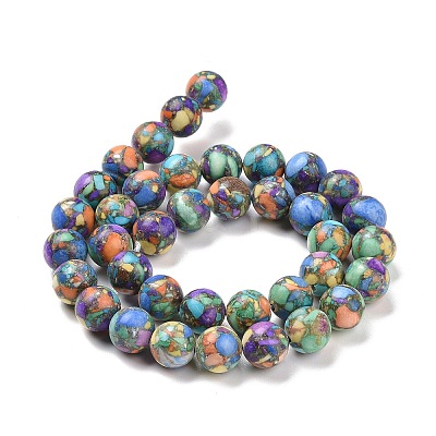 Assembled Natural & Dyed Magnesite Beads G-L575-02I-1