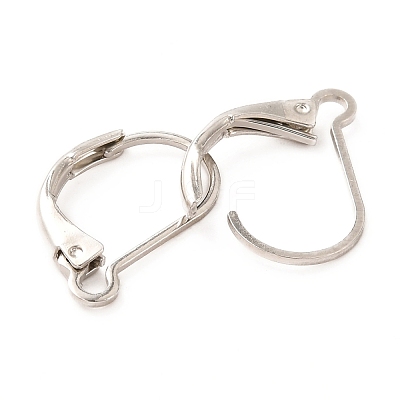 Brass Leverback Earring Findings KK-F828-03P-1