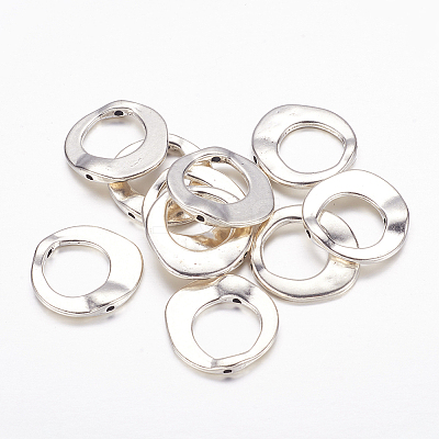 Tibetan Style Irregular Ring Bead Frames LF10246Y-NF-1