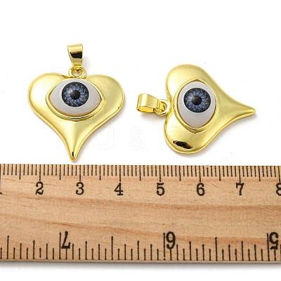Golden Brass Pendants KK-L209-003G-02-1