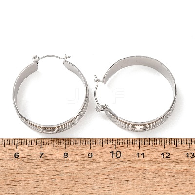 304 Stainless Steel Hoop Earrings for Women SA-CBA4160-24P-1