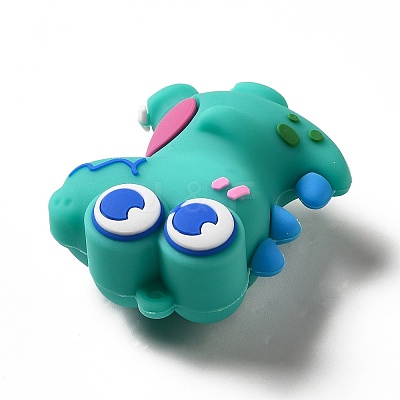 Big Eye Dinosaur Shape PVC Pendants KY-E012-07C-1