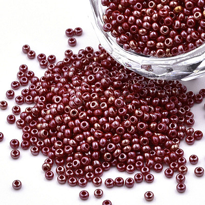 11/0 Czech Opaque Glass Seed Beads SEED-N004-003B-03-1