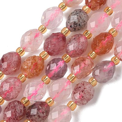 Natural Strawberry Quartz Beads Strands G-F809-A04-01-1