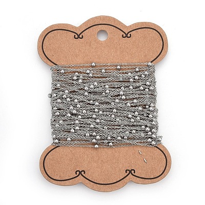 Tarnish Resistant 304 Stainless Steel Cable Chains CHS-L017-11C-1