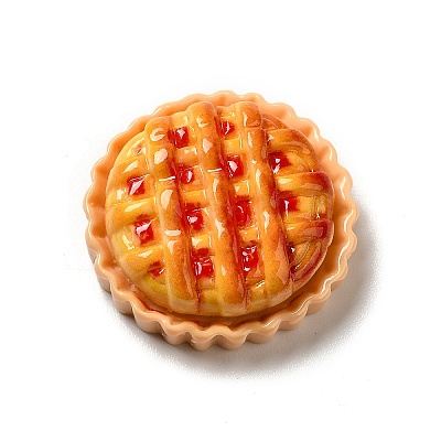 Opaque Resin Imitation Food Decoden Cabochons CRES-H001-03G-1