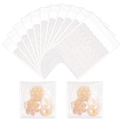 OPP Cellophane Self-Adhesive Cookie Bags OPP-WH0008-04C-1