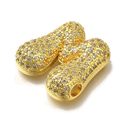 Brass with Cubic Zirconia Pendants KK-Q818-02W-G-1