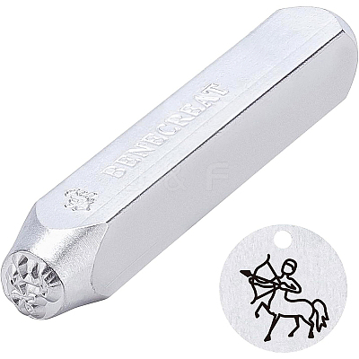 Iron Seal Stamps AJEW-BC0001-05K-1