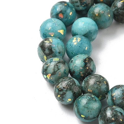 Dyed Natural Dolomite Beads Strands G-D337-8mm-D01-1