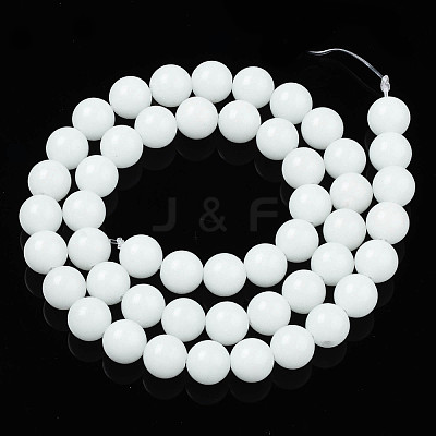 Synthetic Luminous Stone Round Beads Strands X-G-T136-01A-08-1