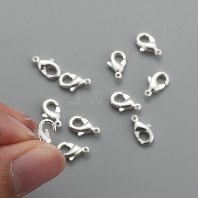 Brass Lobster Claw Clasps KK-901-S-1