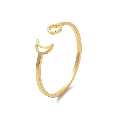 304 Stainless Steel Open Rings STAS-R226-07G-1